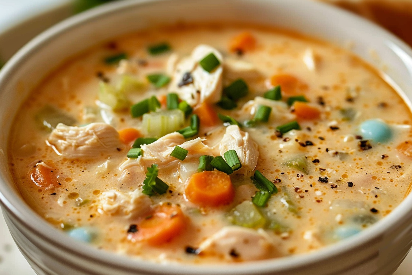 Spicy Ranch Chicken Soup