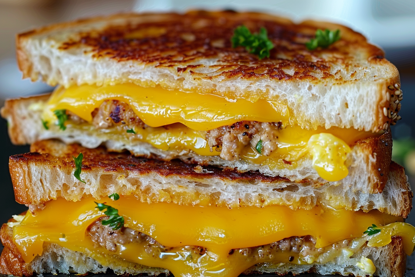 Breakfast Grilled Cheese Sandwich