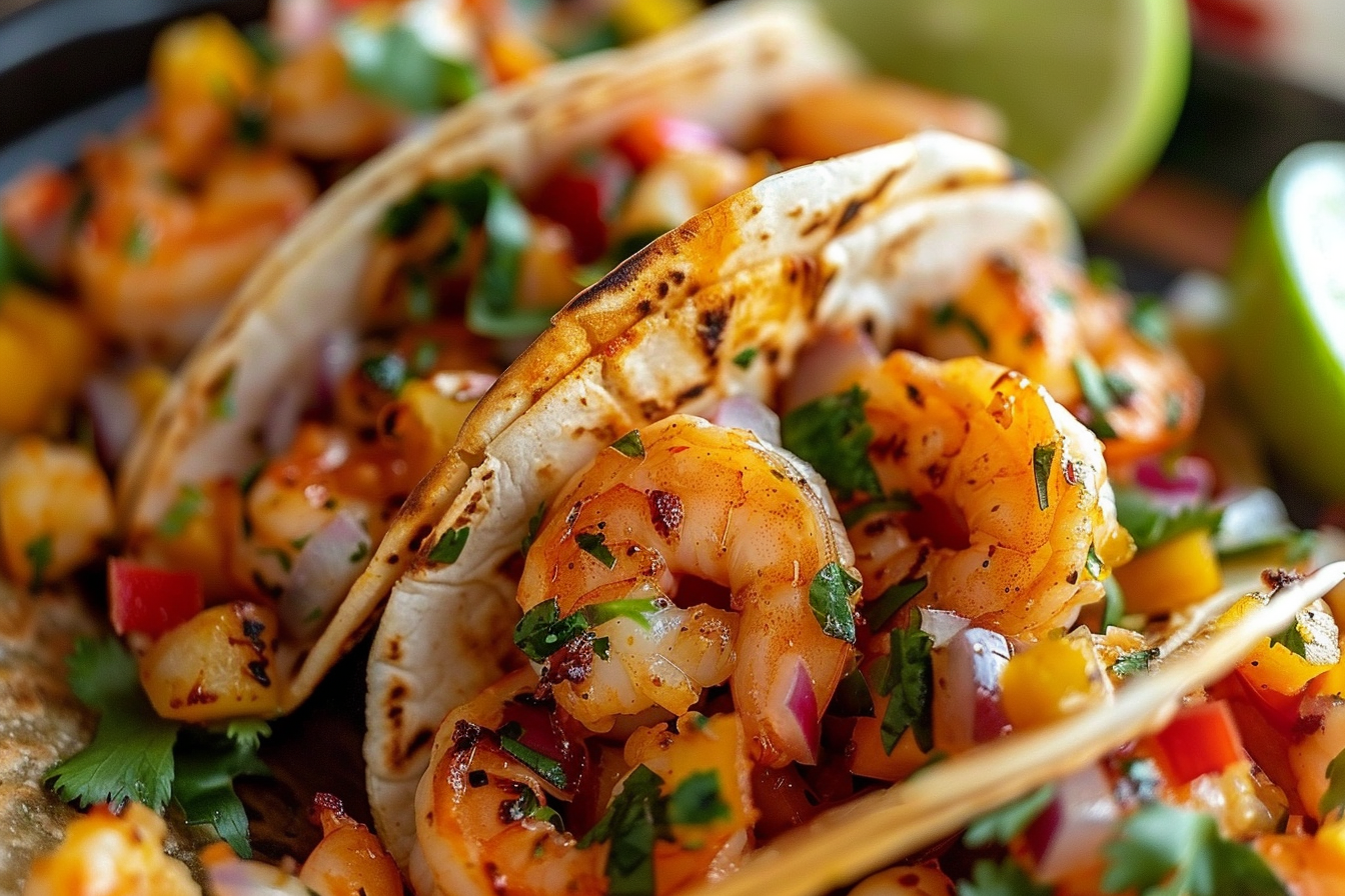 Spicy Shrimp Tacos