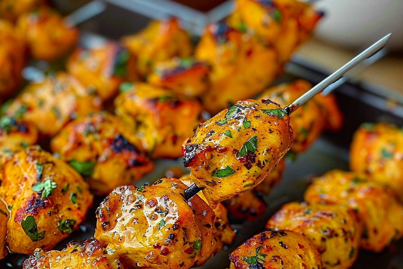 Cowboy Butter Chicken Skewers