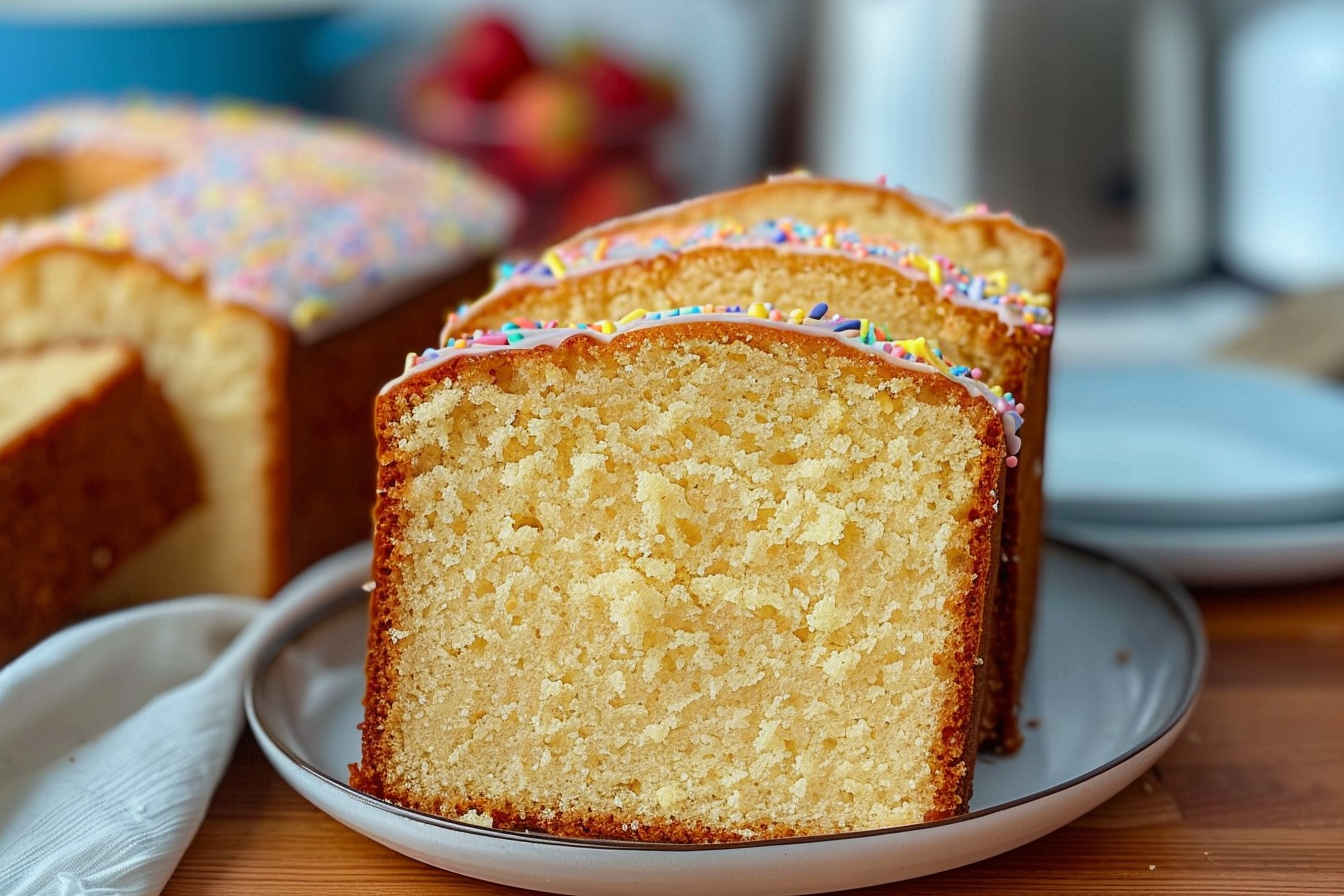 Fluffy Vanilla Loaf Cake